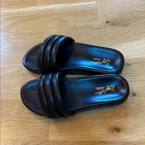 Seychelles Shoes - Seychelles Black Slide Sandals